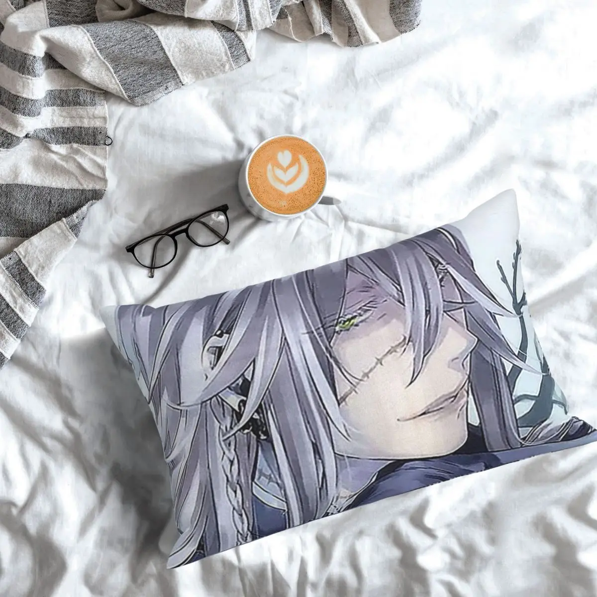 Undertaker Black Butler Rectangle Pillowcase Cushion Cover Decorative Bedroom Bed Home Comfort Throw Pillow