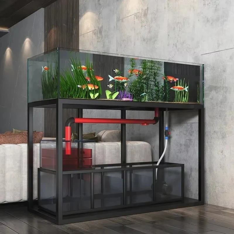 Industrial Style Fish Tank Stand Low Tank Base Cabinet Fish Tank Special Metal Base Heavy Duty Rack Aquarium Special