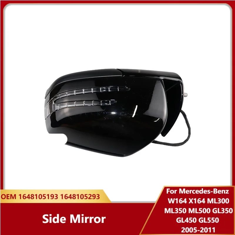1648105193 1648105293 Side Mirror For Mercedes-Benz W164 X164 ML300 ML350 ML500 GL350 GL450 GL550 2005-2011 Power Folding Heated