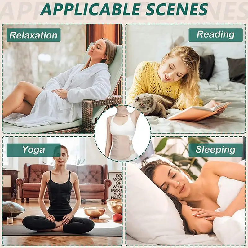 Castor Oil Pack Wrap Reusable Organic Castor Oil Pack For Liver Detox Insomnia Adjustable Elastic Strap Machine Washable pack