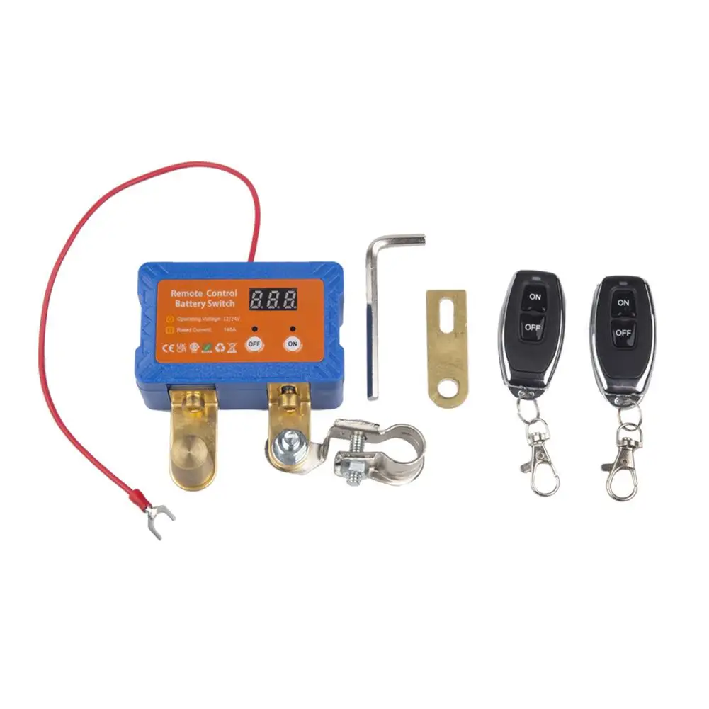 

Дистанционный выключатель аккумулятора 12 В/24 В 140 А, автоматический выключатель питания, пластиковые металлические аксессуары Para Auto