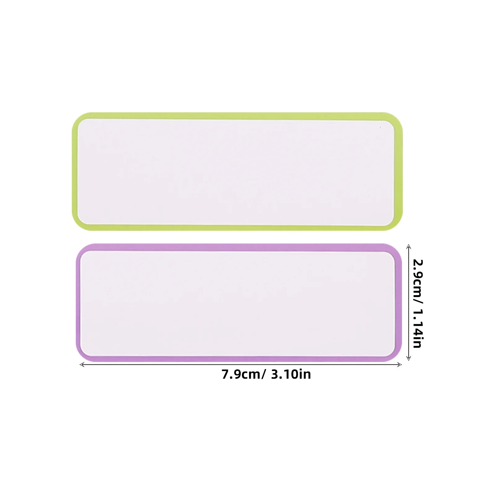 60pcs Magnetic Dry Erase Labels Reusable Erasable Name Tags For Cabinets Whiteboards School Home Magnetic Sticky