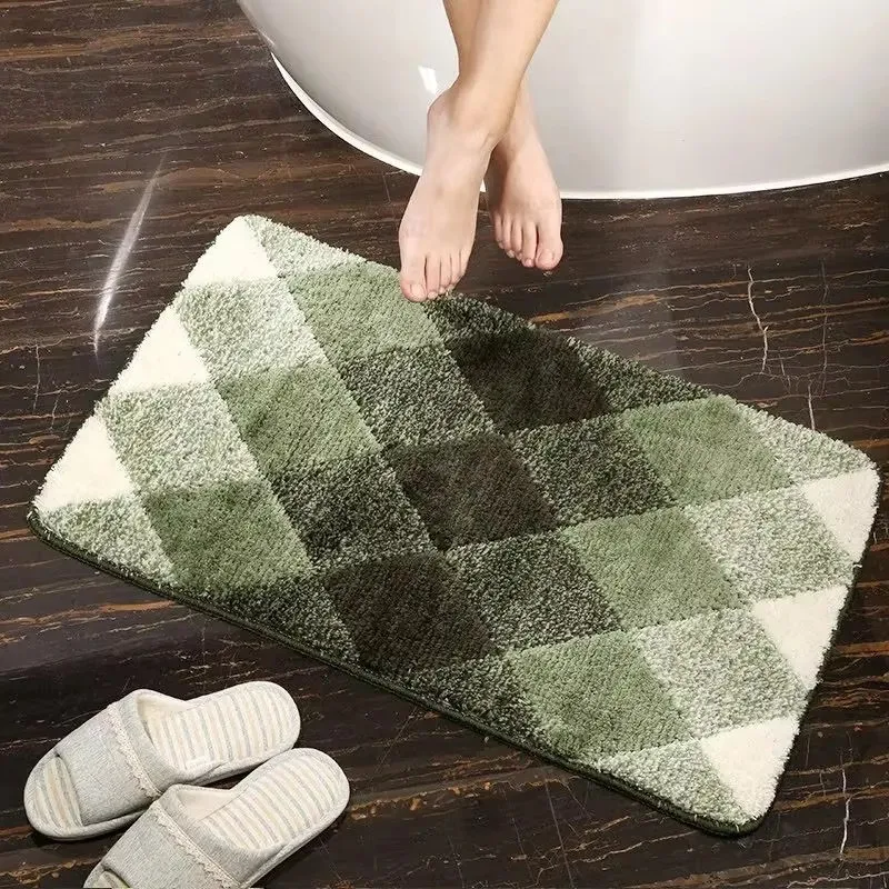 

Geometric Pattern Bathroom Anti-slip Mat Home Hotel Foot Rugs Kitchen Absorbent Floor Mat Entrance Doormat Soft Bedside Carpet