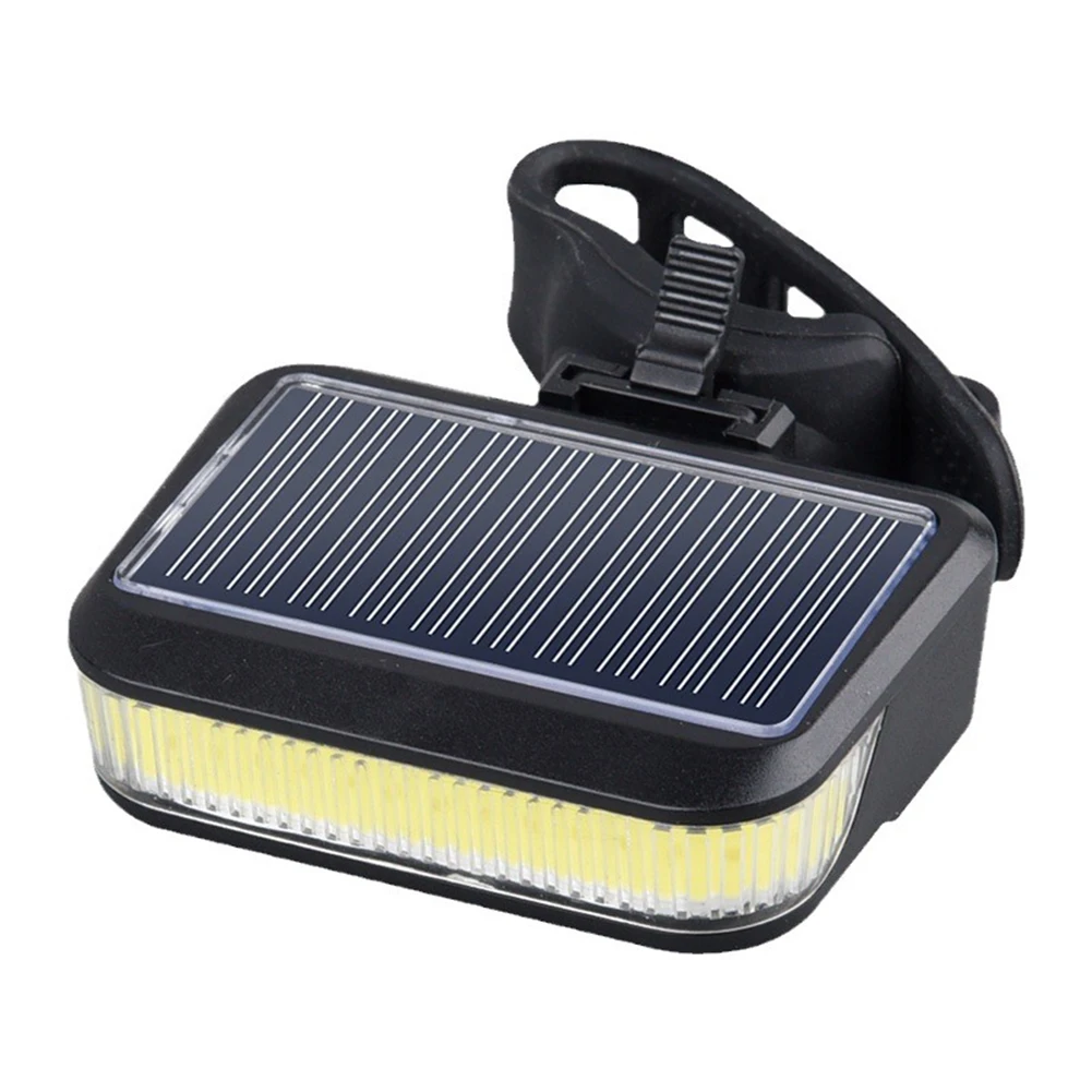 Electric Bicycle Taillight Solar COB Charging Super Bright Adjustment Rear Lamp Bicycle Night Riding Accessories