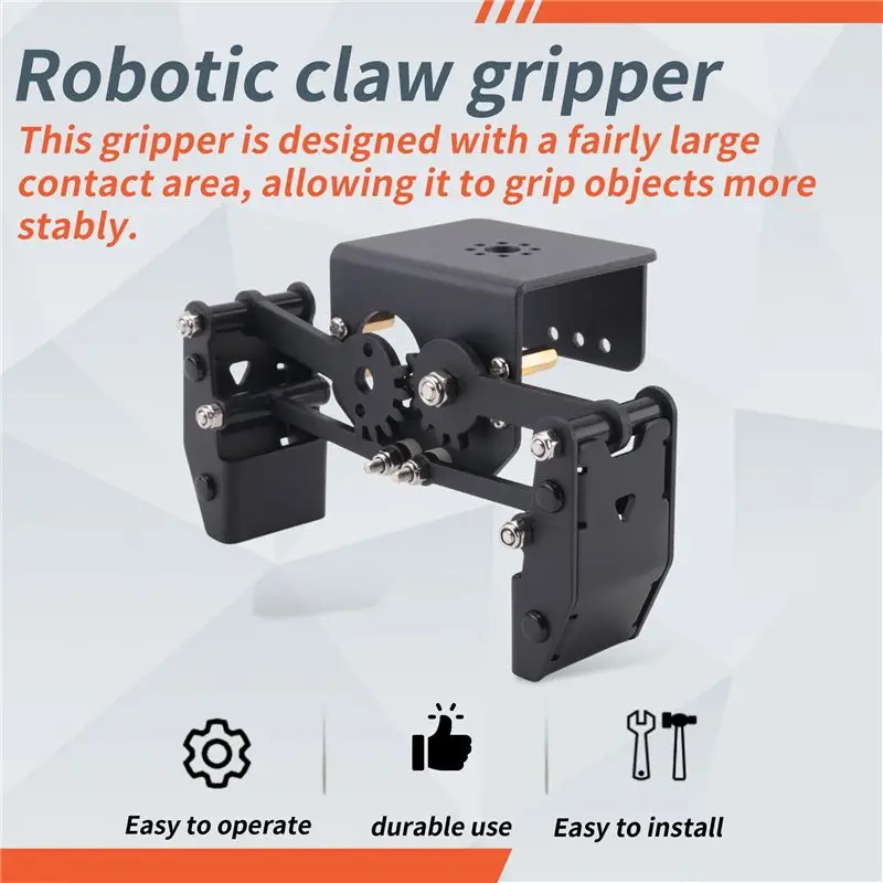 abbz-openロボット大型クロー・グリッパーロボットマニピュレーター、ロボットdiyキット用プログラマブルロボットクロー