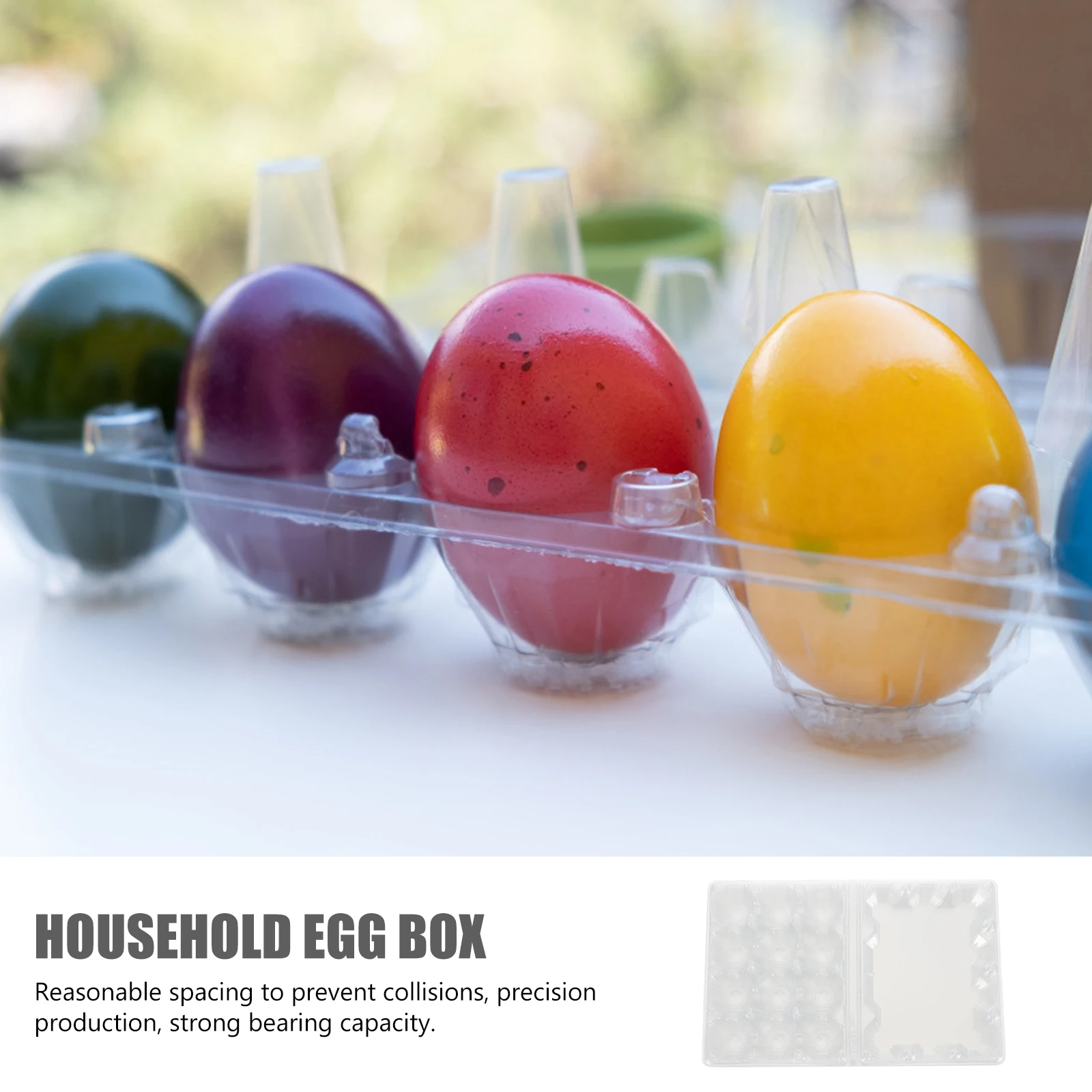 

20 Pcs Egg Storage Box Holder Tray for Refrigerator Eggs Preserved Holders Fridge Boxes Plastic Containers Fresh