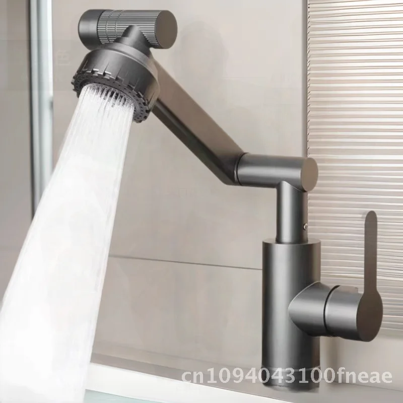 

Lucky Cat из нержавеющей стали, смеситель для умывальника для кухни и ванной комнаты, регулируемый горячий и холодный современный минималистичный дизайн над столешницей