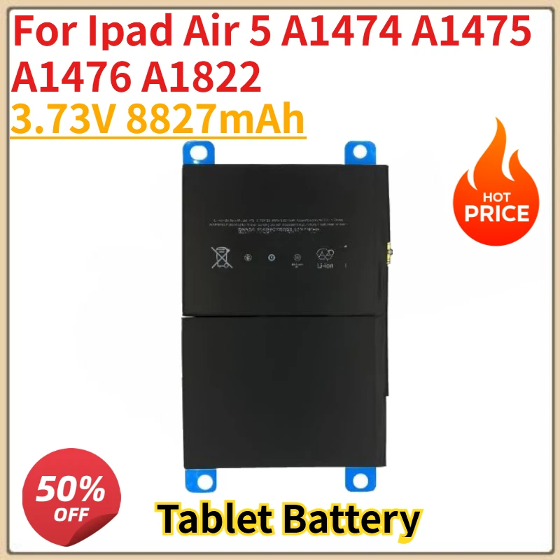 

High Quality New 3.73V 8827mAh Tablet Battery For Ipad Air 5 A1474 A1475 A1476 A1822