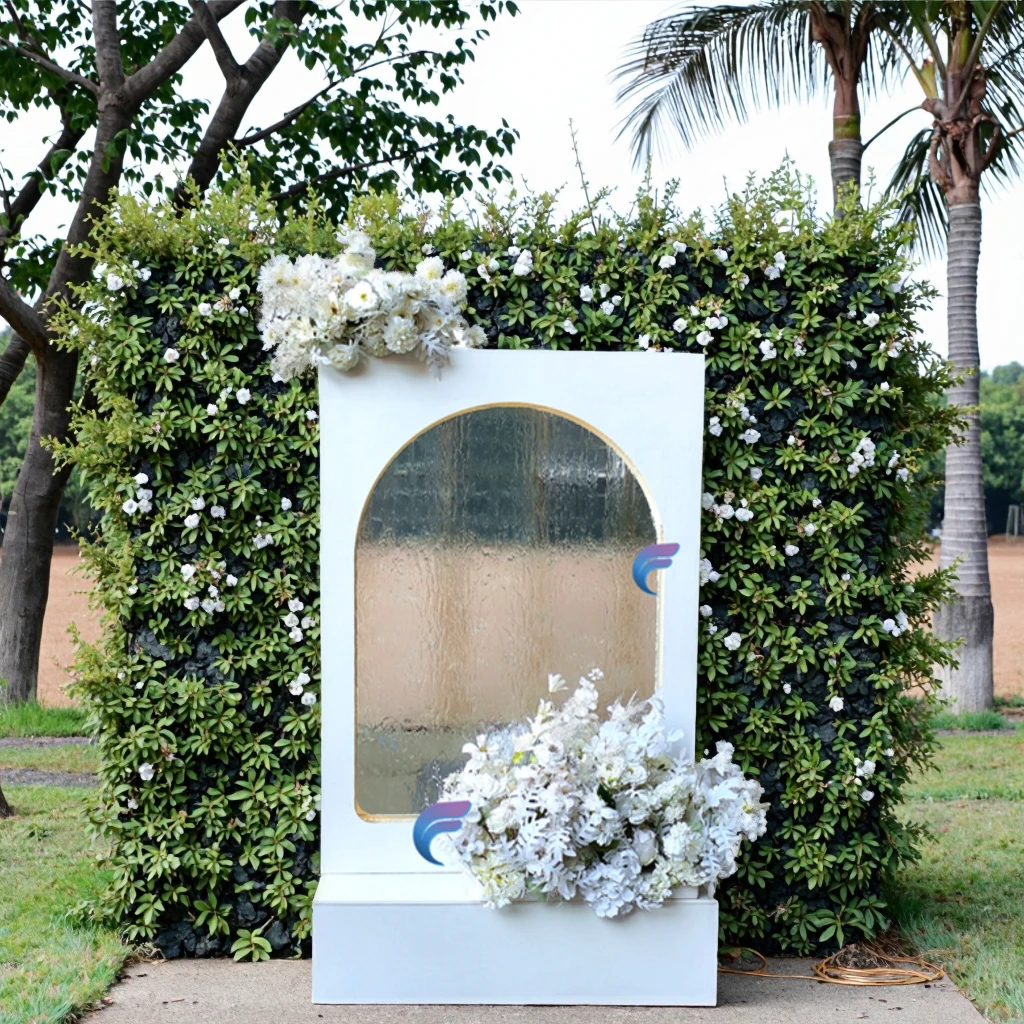 

Customization.Outdoor LED Light Stainless Steel Fountain Waterfall Wedding Decoration Glass Waterfall Wall