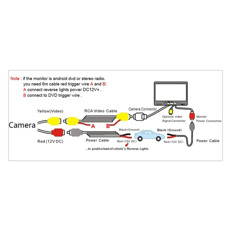 Car Rear View Reverse Camera Dynamic Parking Camera with Trajectory Parking Line for Toyota Land Cruiser Prado