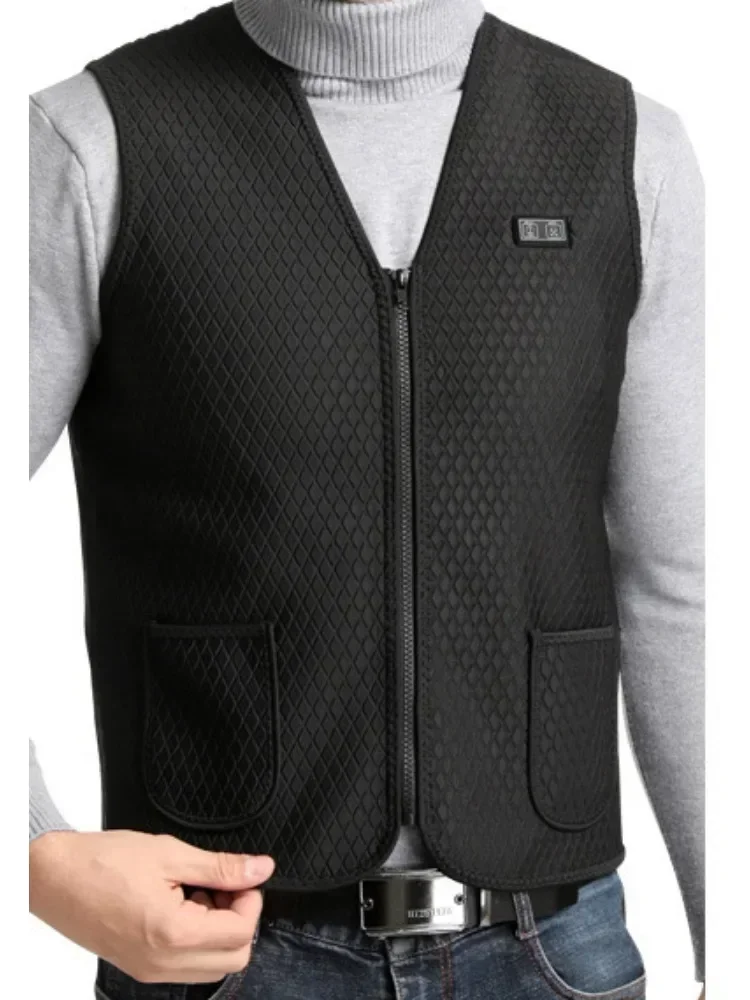 AliExpress NONE USB Heated Jacket 9/5Zone Heating Smart Warm Jacket Fast Heating 3 Levels Temperature Control Long Battery Life Hiking Cycling