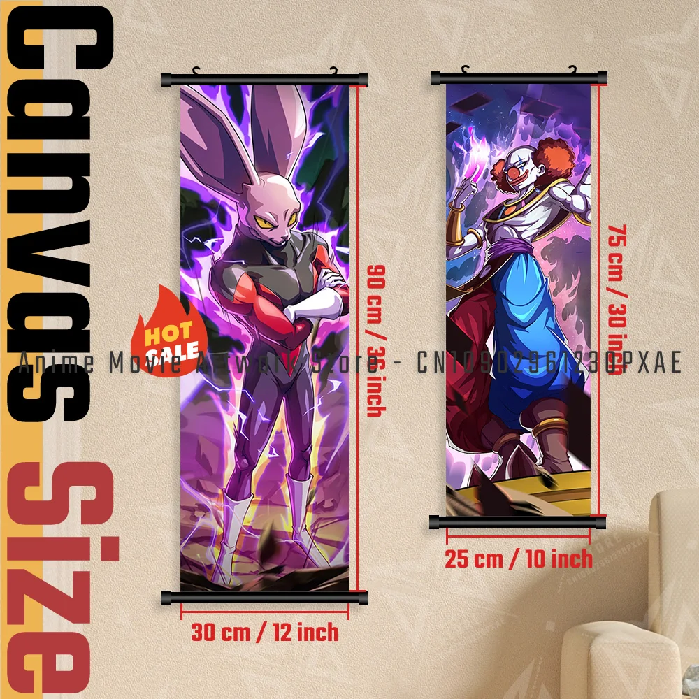 لعبة دراغون بول اللوحة أنيمي جدار الفن HD مطبوعة المشارك سوبر سايان Gogeta قماش ديكور المنزل مخطوطات صورة لغرفة المعيشة