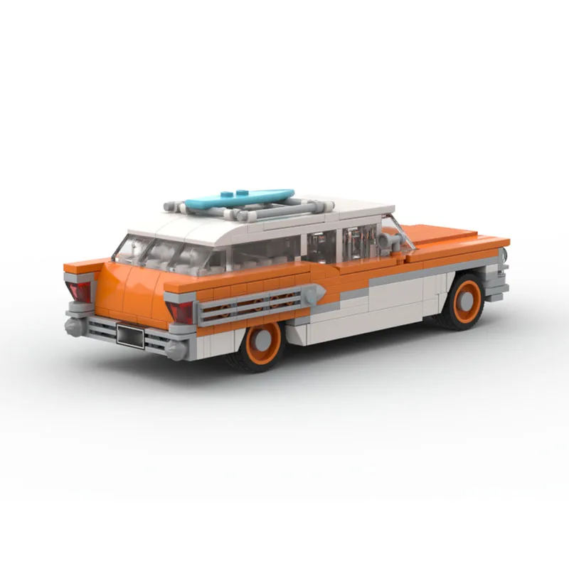 

MOC-81596 New Classic 80s Sports Icon Supercar Racing Building Block Model 380 Parts Creative New Year Educational Toy Gift