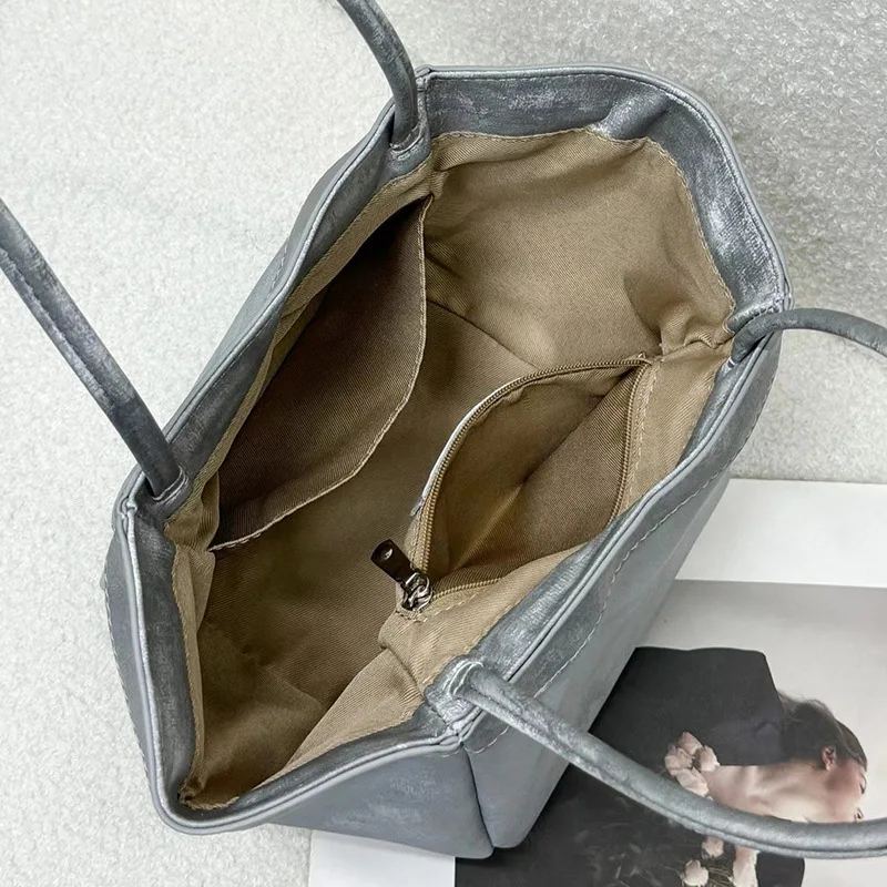 Women Bucket Bag Lady Mini Wing Tote Handbag 2024 New Chinese Style Split Leather Crossbody Messenger Dumpling Shoulder Bag