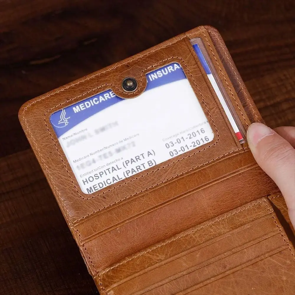 Waterproof Social Security Card Protector Dustproof Transparent Medicare Card Holder Easy to Insert Clear Cover