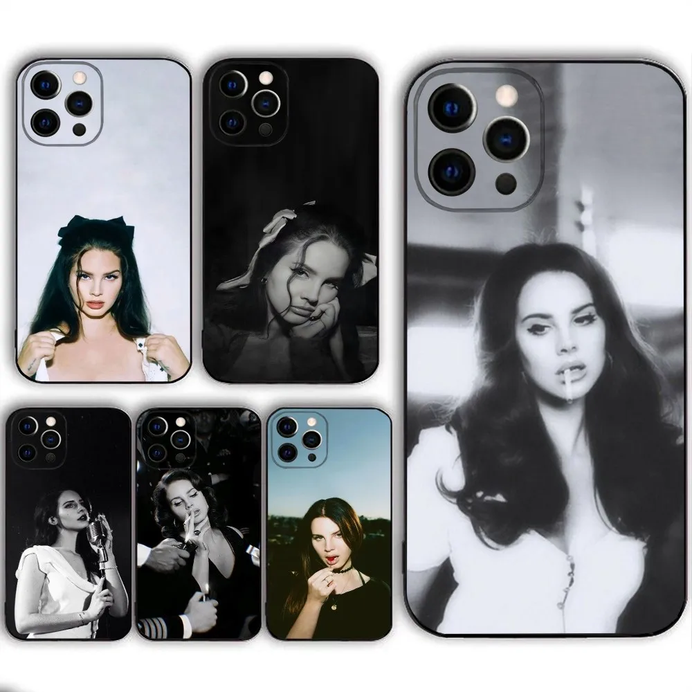 L-Lana Del Rey Singer  Phone Case  For IPHONE 15,13,14,12,Mini ,11, Xr, X ,Xs Pro Max 8, 7 Plus Back Cover