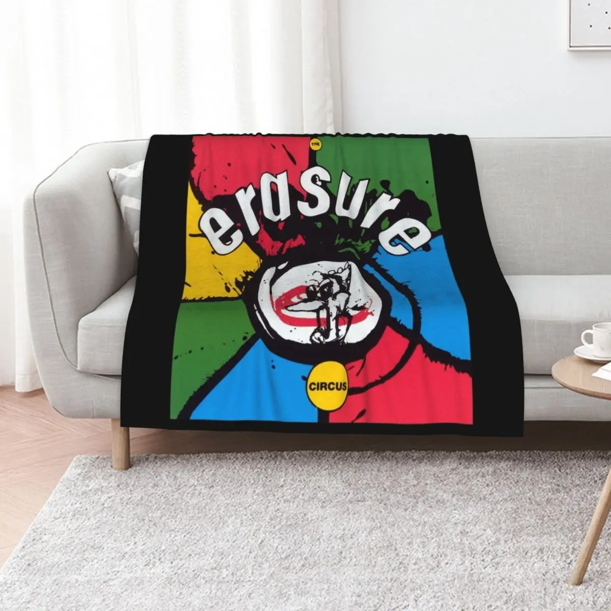 Erasure the circus Throw Blanket Bed Fashionable valentine gift ideas Thermals For Travel Luxury Thicken Picnic Shaggy Blankets