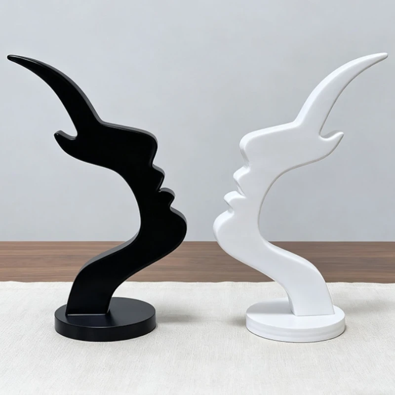 Fashion glasses placement bracket interesting side face practical and minimalist glasses decoration for desktop or bedside table