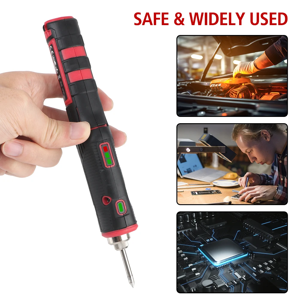 1800mAh Soldering Tool Electronic Soldering Kit Professional Portable Welding Tool Cordless Soldering Iron