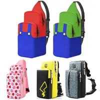 Bolsa de almacenamiento tipo bandolera para Nintendo Switch Oled Dock, bolsas de viaje portátiles para el pecho, mochila NS Lite, funda, accesorios