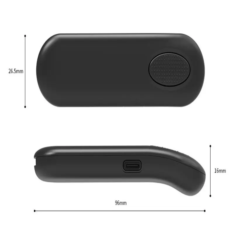@*Multi-Function Wireless Page Turner Clicker 120mAh Rechargeable Remote for Selfie PPT Presentation E-Book Browsing