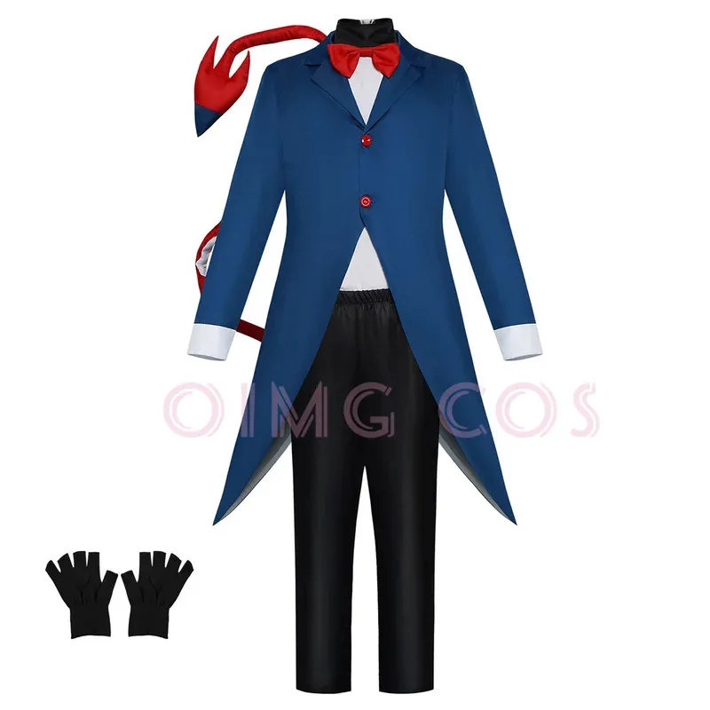 

Moxxie Hotel Cosplay Uniform Costume Men's Suit Role playing for Halloween party