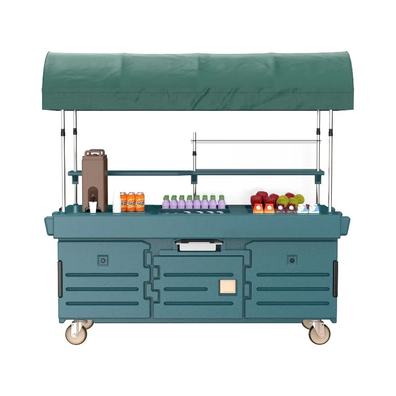 Insulation Multifunctional Booth Mobile Food Truck Durable Lightweight Portable Storage Convenient Commercial Snacks