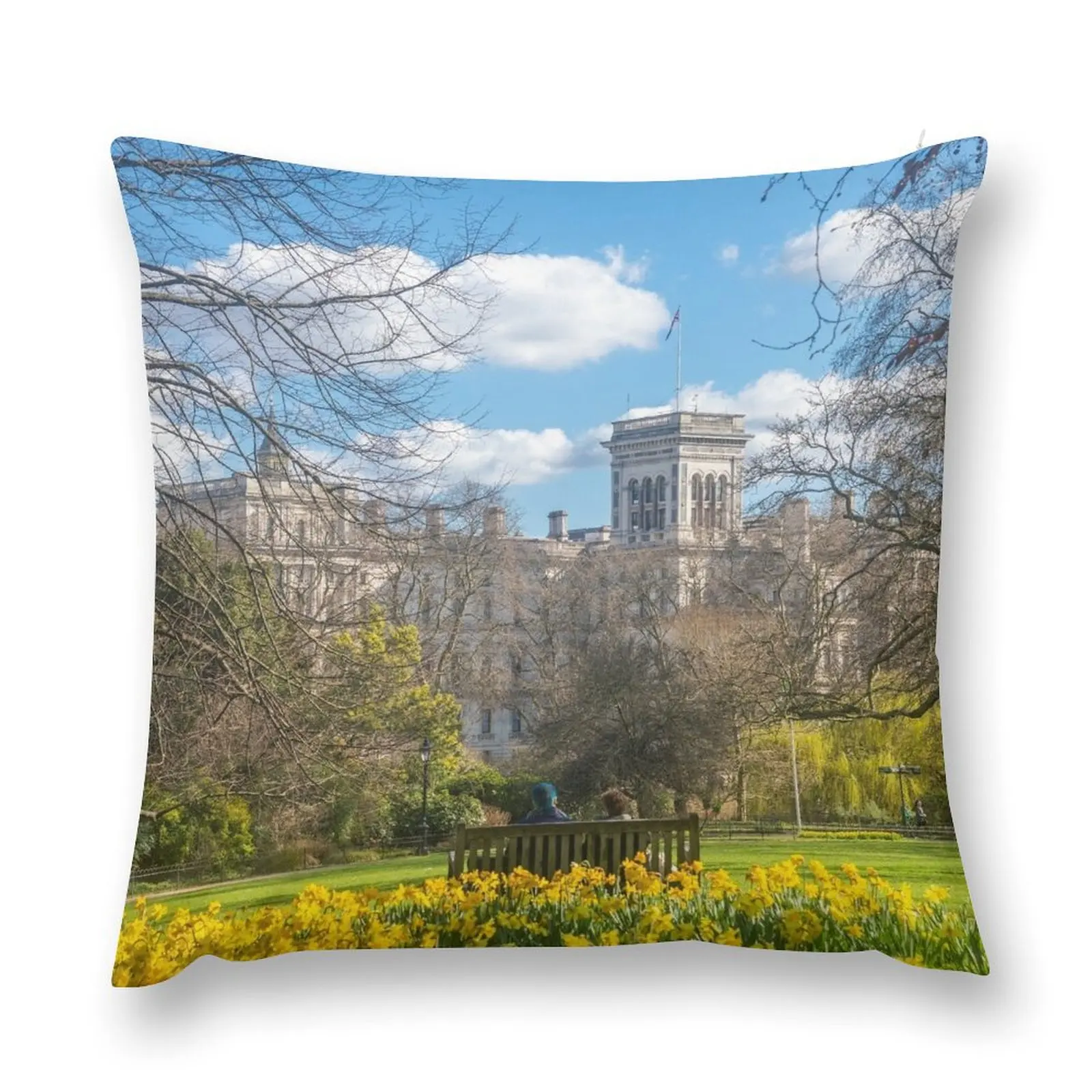 

St James Park London Throw Pillow Cushions For Sofa Pillowcases For Pillows Christmas Covers For Cushions pillow