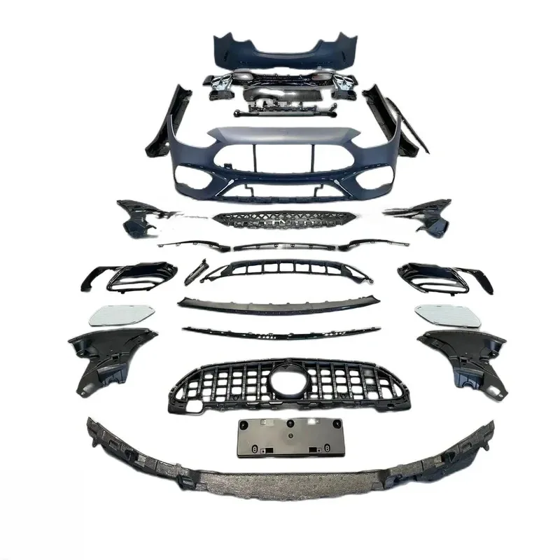 For C-class W206 body kit C63 body kit Hot selling Front bumper Combination Lip