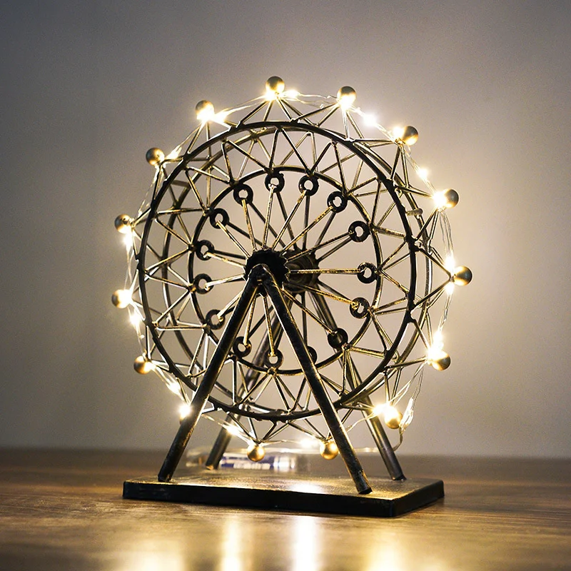 

Nordic desk decoration room ornaments Ferris wheel decoration home vintage decor christmas decorations 2022 for home decoration