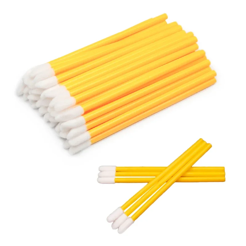 Baguettes jetables en Nylon, applicateur de bâton de brillant, outils pour les lèvres, brosse à lèvres, outils de maquillage, ensemble de baguettes de rouge à lèvres creuses, cosmétiques, 50 pièces