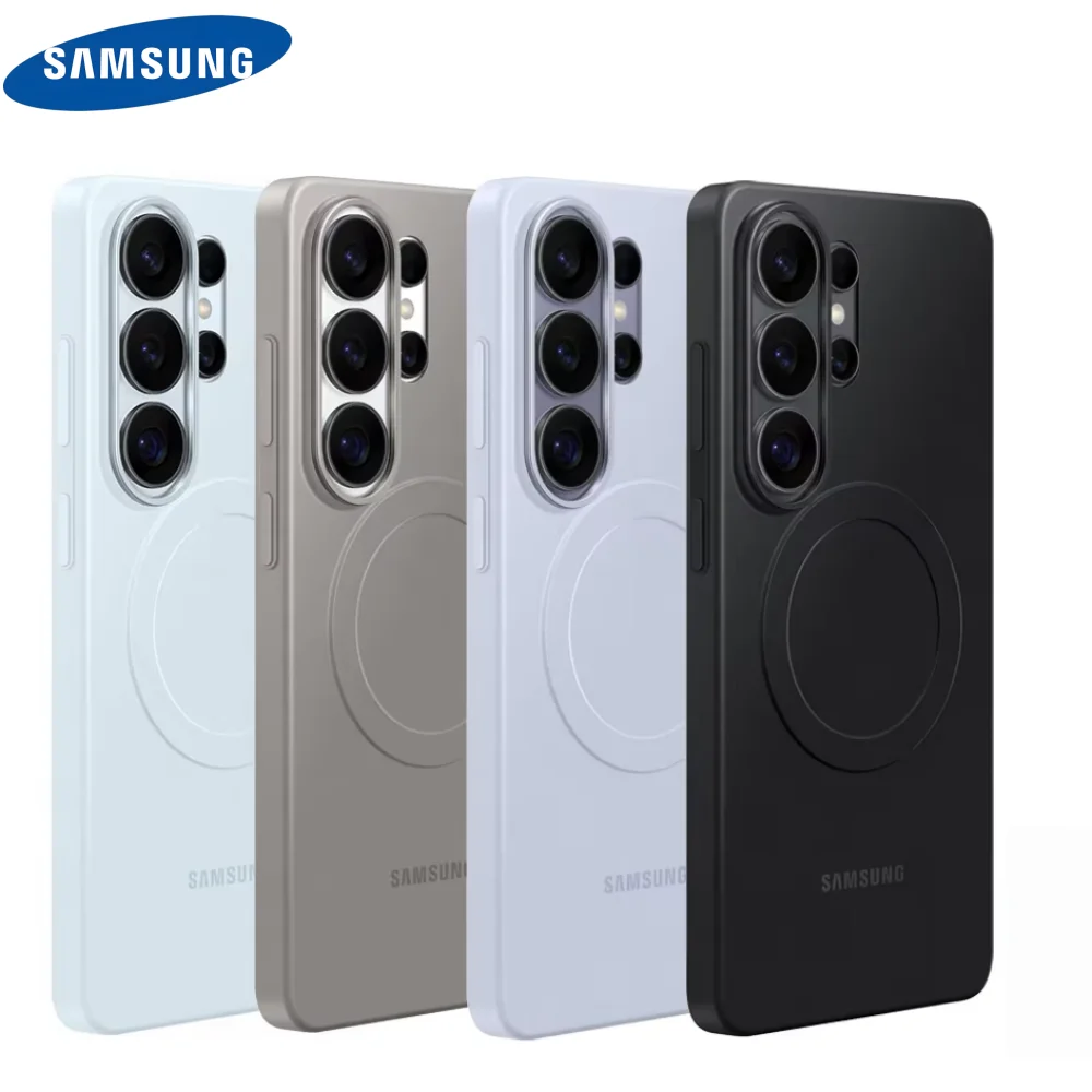 Cienkie, magnetyczne etui do Samsunga S26 Ultra, Galaxy S25 Ultra, S24 Ultra z pierścieniem magnetycznym do bezprzewodowego ładowania Magsafe, cienka, matowa obudowa.