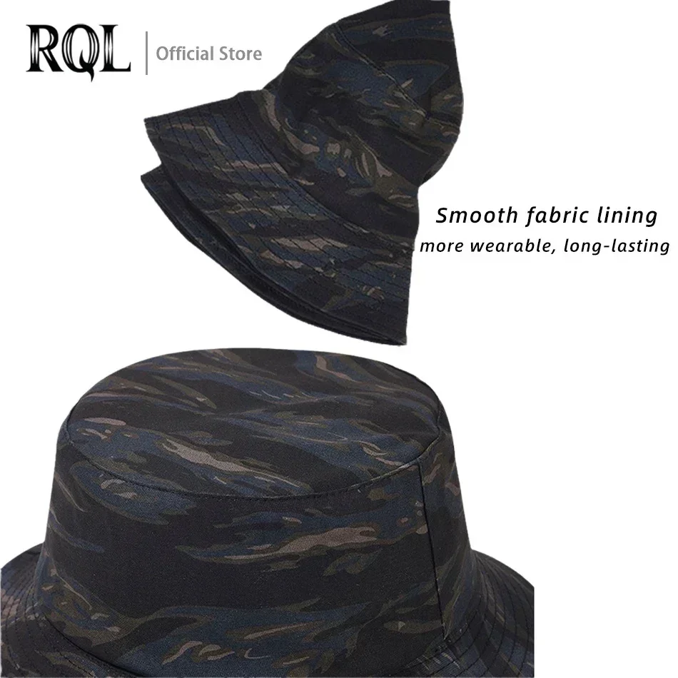 Men\'s Hat For Women Male Female Ladies Camouflage Sun Tactical Bucket Hat 2024 Autumn Luxury Brand Fisherman Fishing Hat