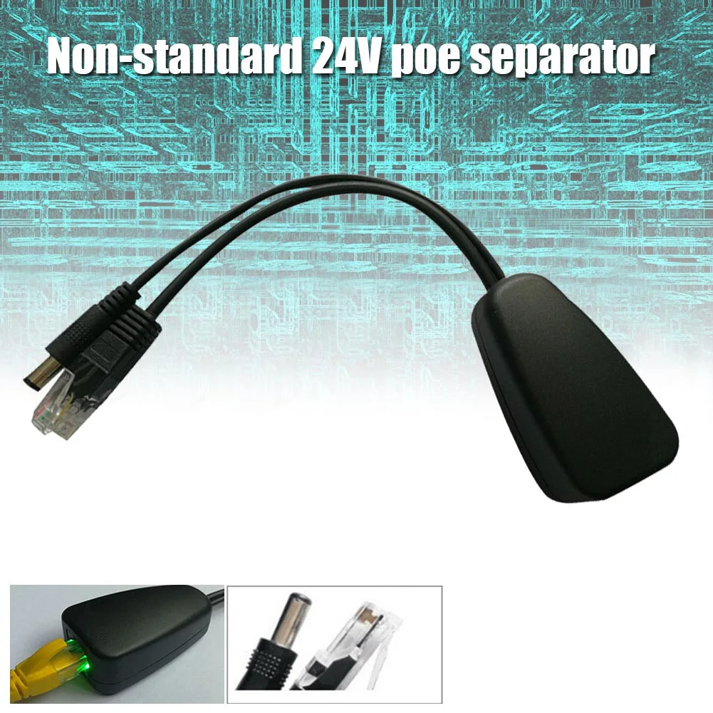 Divisor de bajo consumo, transmisión POE no estándar de 24V a 12V 2a, 100M