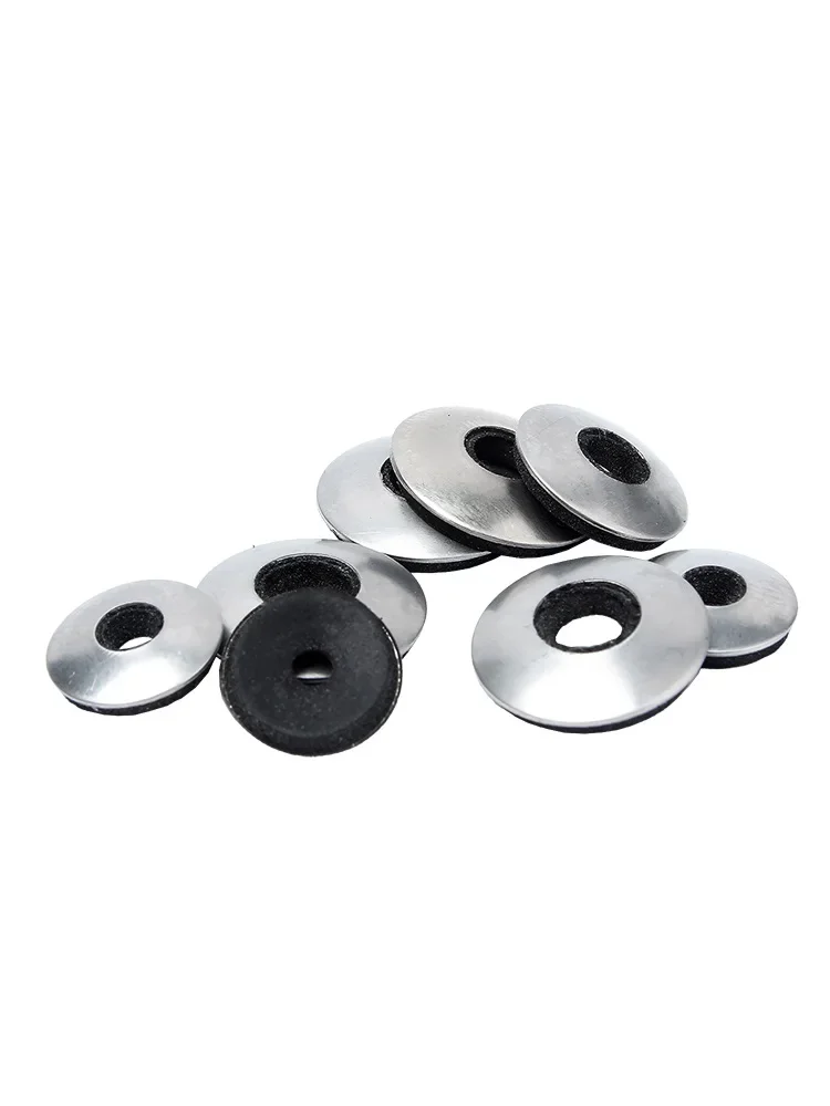 Waterproof Washers EPDM Anti-skid Washers Drill Tail Gasket Composite Sealing Washers Plain 304 Stainless/Aluminium/Carbon Steel