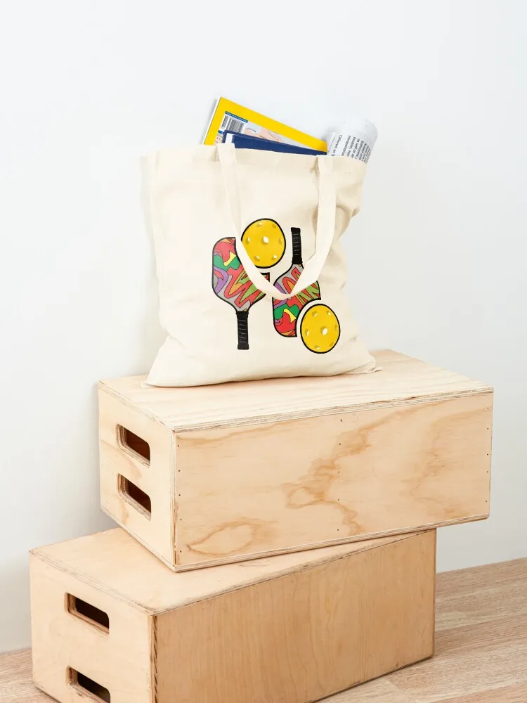 Pickle-Ball Performance Sports Tote Bag tote bag custom large size bags Women's shopper bag 4