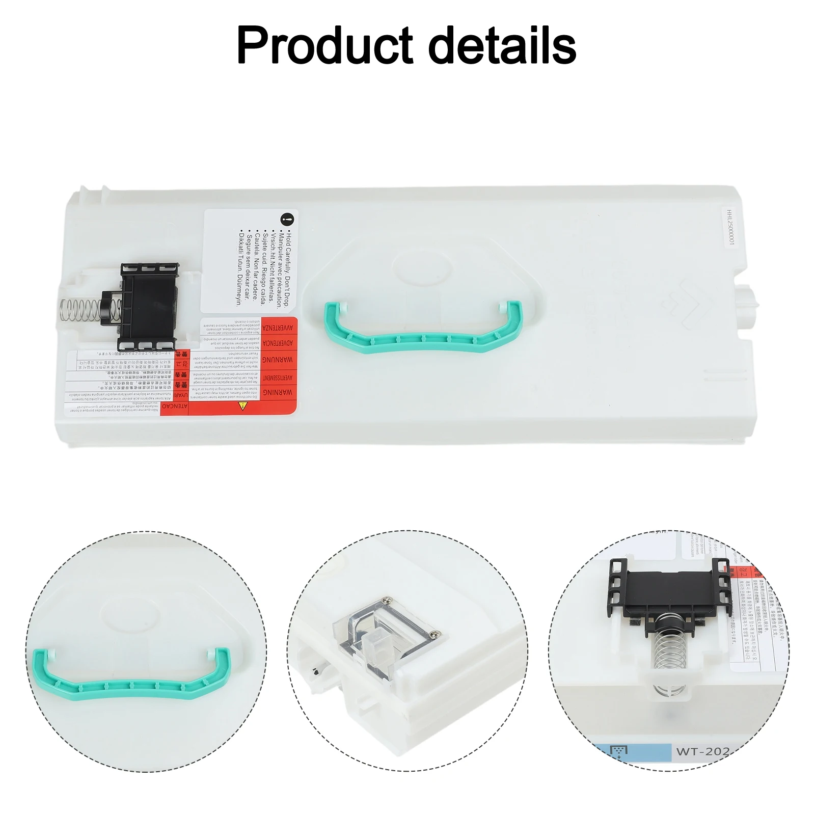 High Capacity Waste Toner Box WT202 Replacement For For Canon For ImageRUNNER For ADVANCE C3320 C3525 C5540 Printer Storage Cont