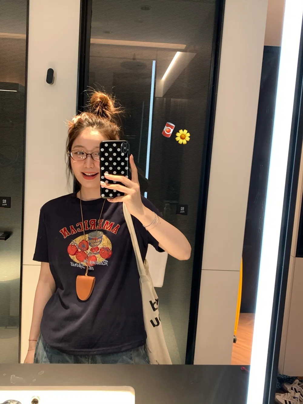 

Свободная женская футболка с круглым вырезом и коротким рукавом, винтажный принт с томатами и надписями, американский уличный стиль, весенне-летний повседневный топ