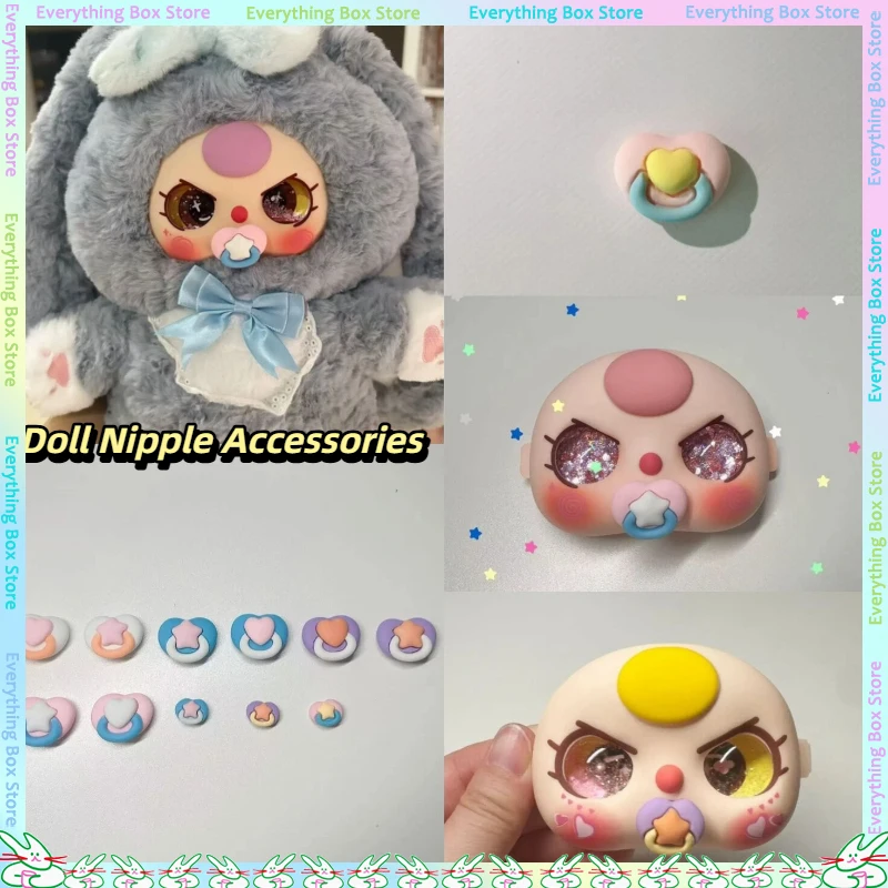 Handgefertigte DIY-Puppen-Schnuller, dekoratives Zubehör, geeignet für Baby-Dreetoy-Puppen, modische und stilvolle Puppenteile