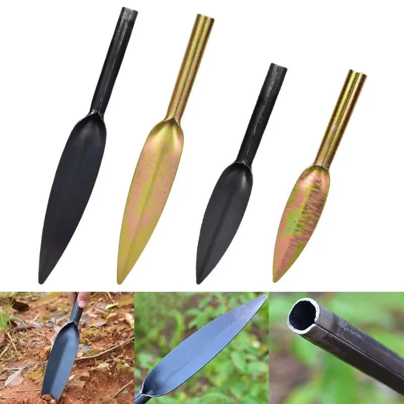 Mini Carbon Steel Willow Leaf Shovel Succulent Planting Spade Household Outdoor Digging Soil Loosening Garden Hand Tool