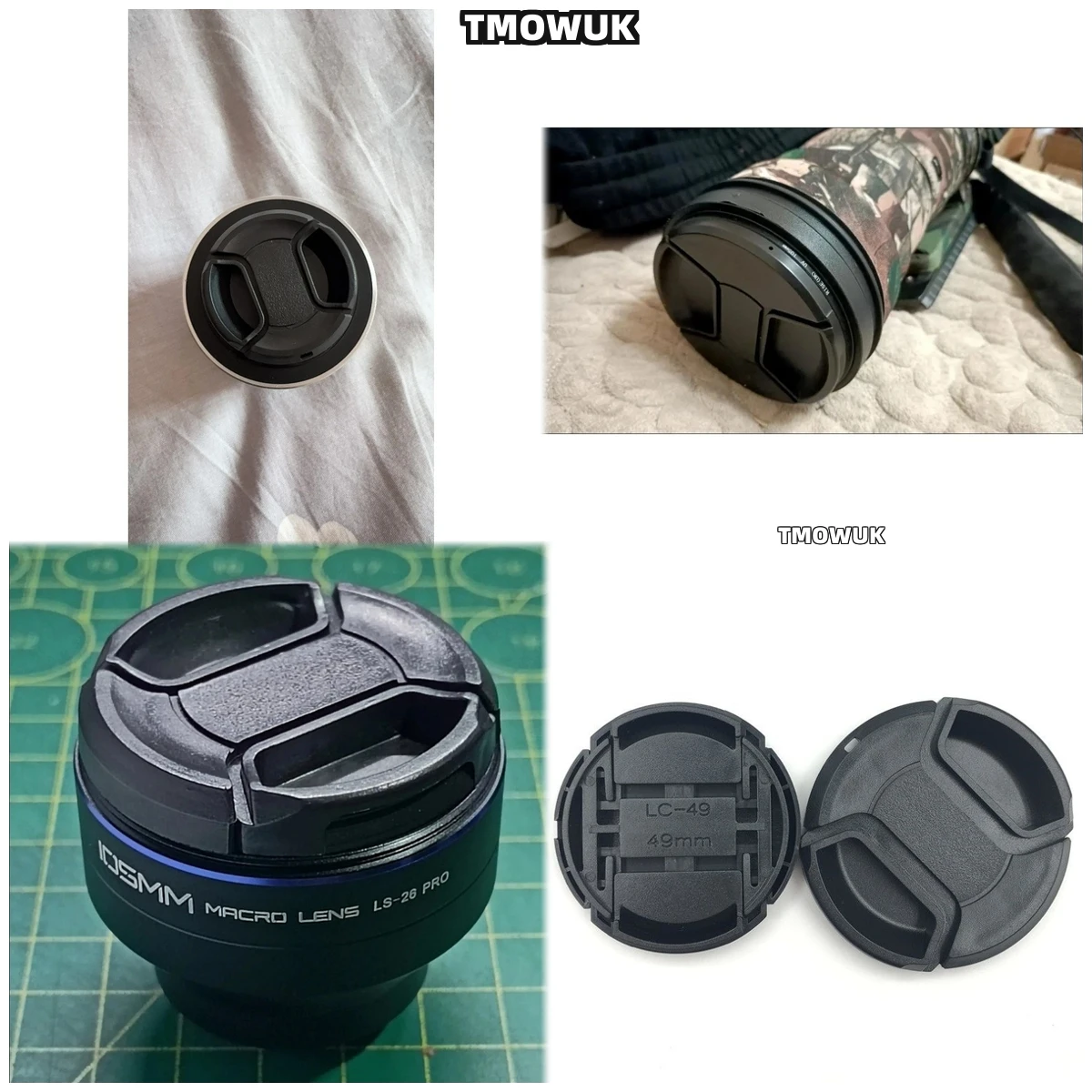 

For PENTAX K-5 II KF Q7 LX Ist DL K-500 K-r K-3II Camera Lens Cap Protective Cover Center Pinch Snap-on 49mm 52 55 58 62 67 72 7