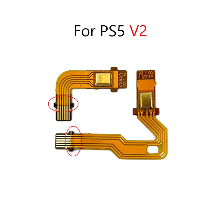 YuXi Microphone Flex Cable Replacement For PS5 V1 V2 Controller Inner Mic Ribbon Cable