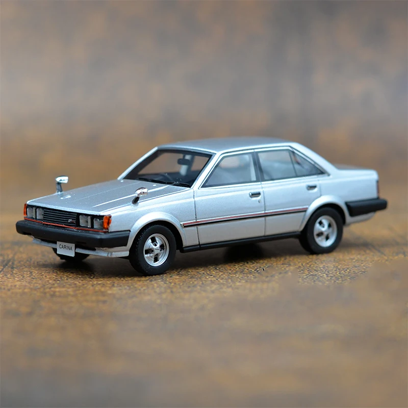 Original 1:43 Scale Toyota Carina 1600GT Simulation Resin Car Model Static Display Collectible Toy Gift Souvenir Decoration