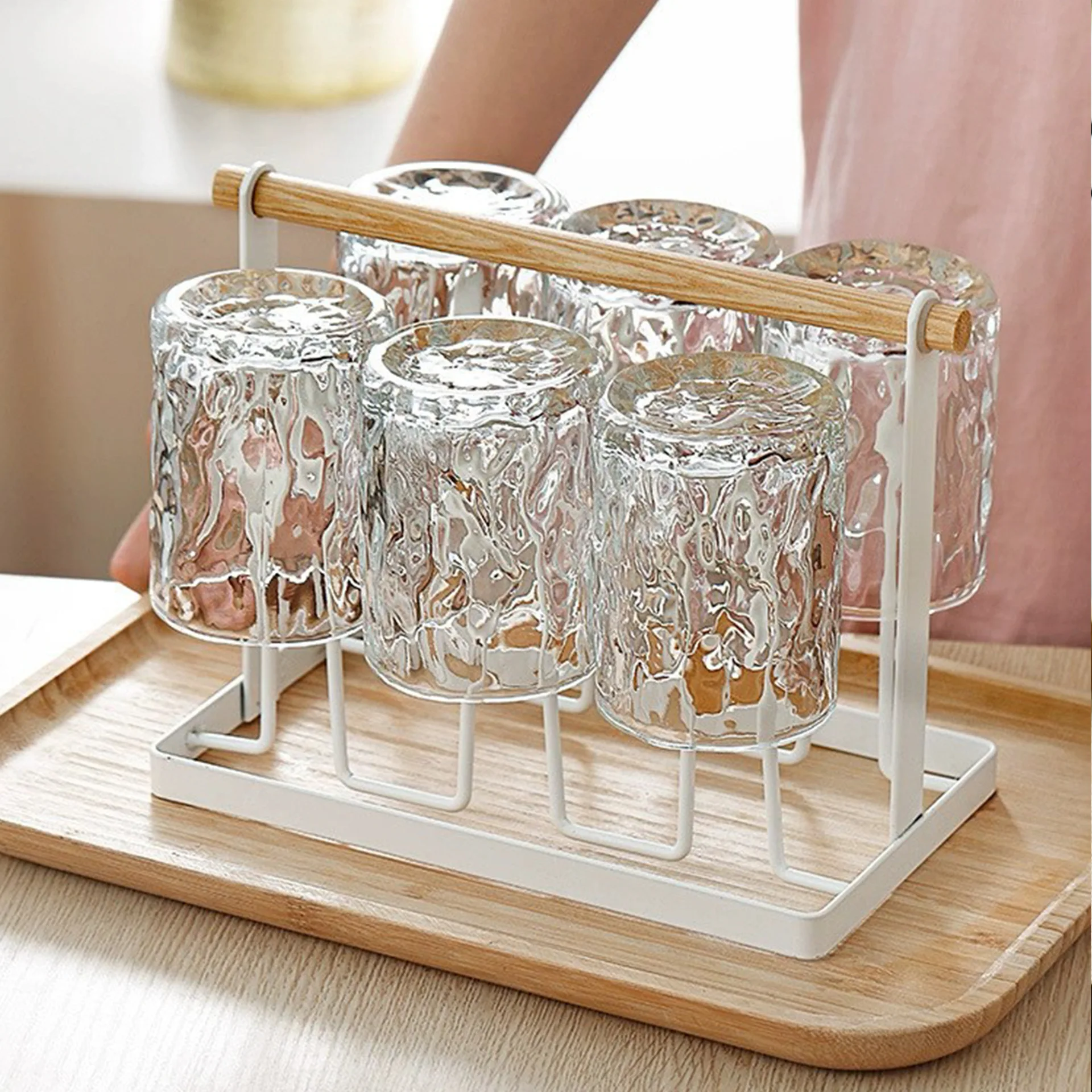 

Modern Minimalist Coffee Glass Cup Iceberg Pattern Home Use High Aesthetic Value Water Cup Luxury Tea Cup Living Room Drinking