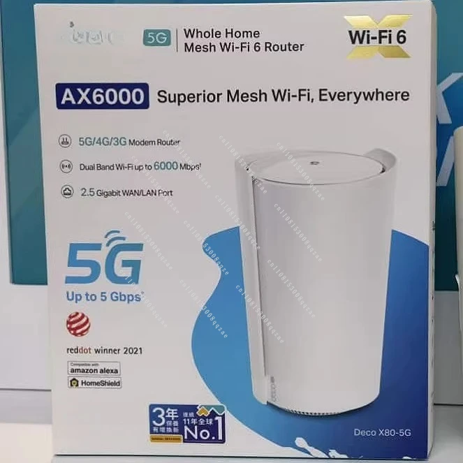 X50-5G  Plug-in SIM Card Mesh Wifi6 Roaming