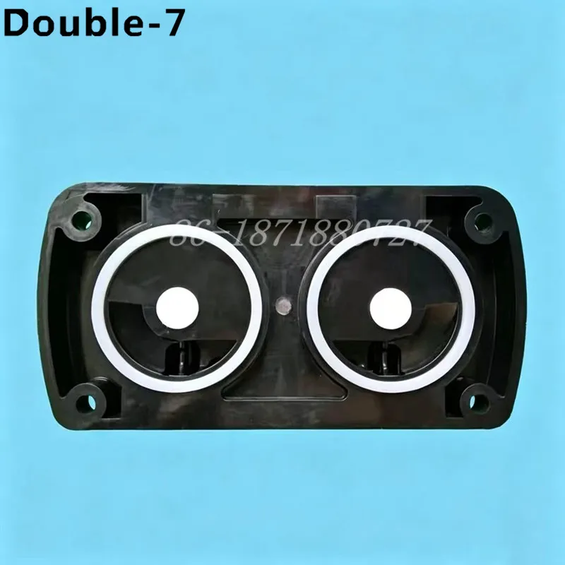 Black Discharge Valve Front Block Panel Spare Part For MK Soft Serve Ice Cream Machine Ahead Plate Replacements Brand New