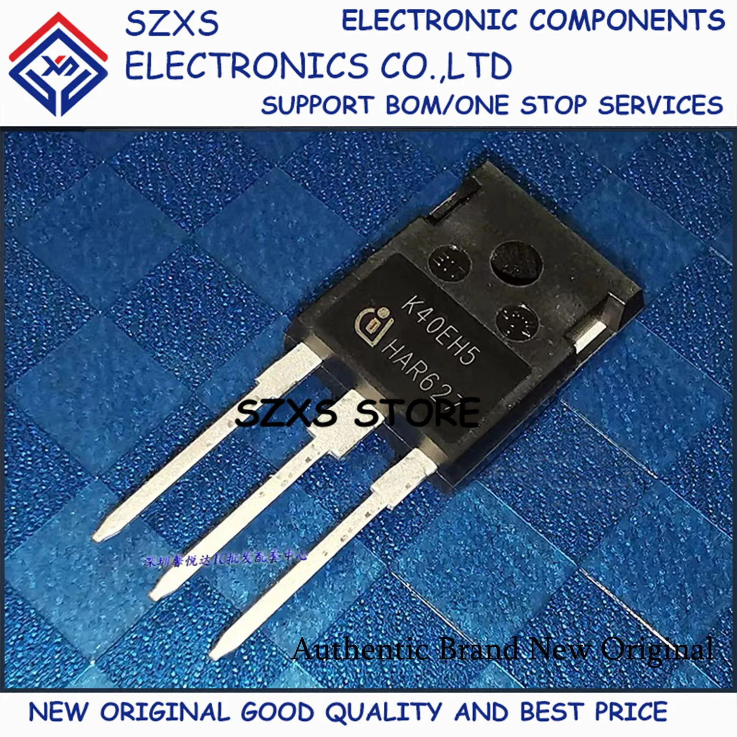 New Original 10Pcs K40EH5 IKW40N65H5 K50EH5 IKW50N65H5 TO-247 Powerful IGBT Transistor In Stock Good Quality