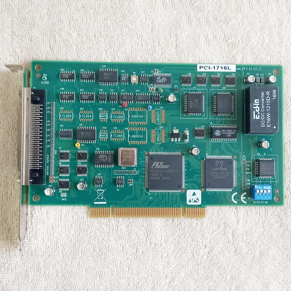 Kartu penangkap Data multifungsi Bus PCI untuk Advantech PCI-1716L REV A1