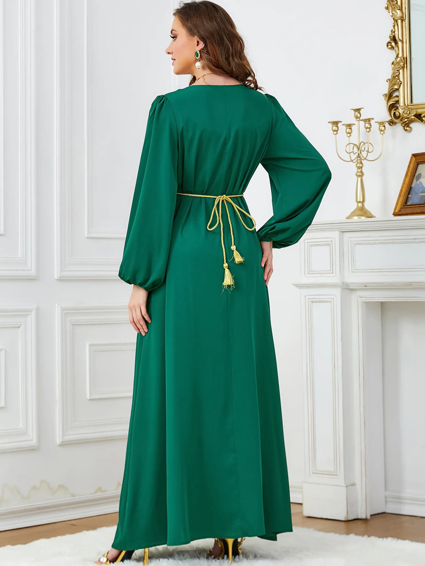 Abaya, Muslim Women's Clothing Robe. Turkey, Dubai. New Style Heavy Embroidery Fashionable Banquet Dress, Evening Gown. M-XXL