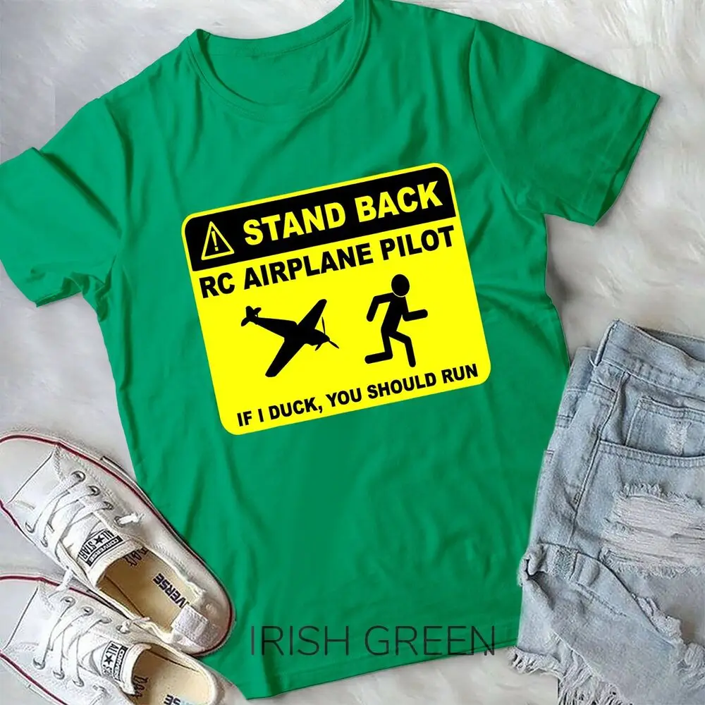 If I Duck You Should Run RC Airplane Pilot Aviation T-Shirt Unisex T-shirt